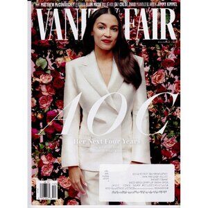 Vanity Fair Magazine Decem 2020 – Alexandria Ocasio-Cortez (AOC) Cover, Like-New